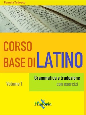 cover image of Corso base di latino